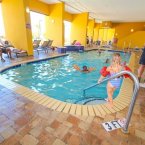 Covered indoor pool